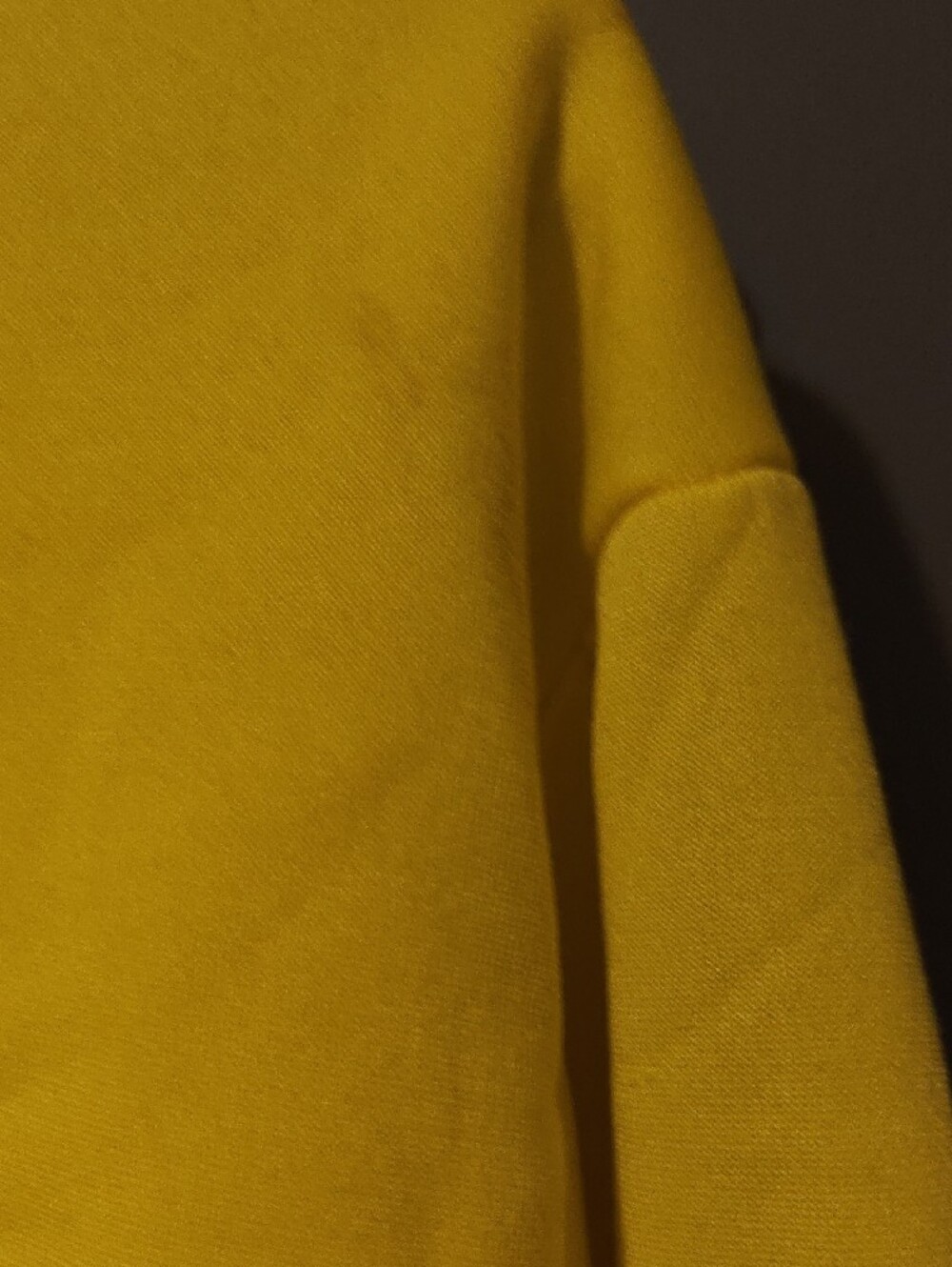 QRas Yellow Hooded Zip-Up Sweatshirt Banana Hood - Picture 4 of 8